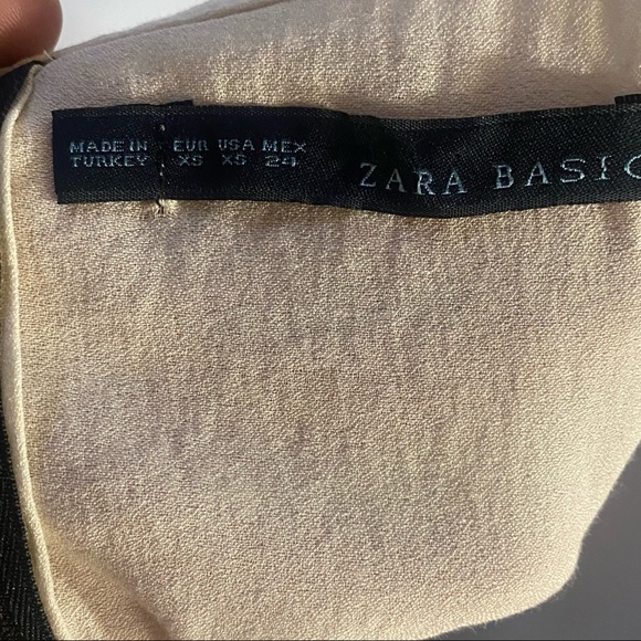 Zara Cream Color Sleeveless Layered Ruffle Top - Picture 3 of 3